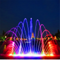 Nouveau design Fountaine d'eau swing de la queue de paon colorée